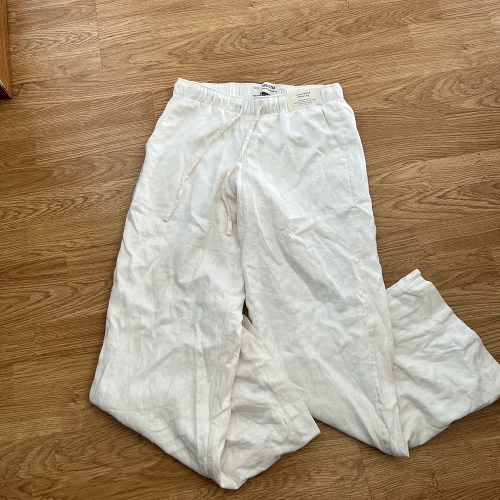 Hollister Womens White Joggers